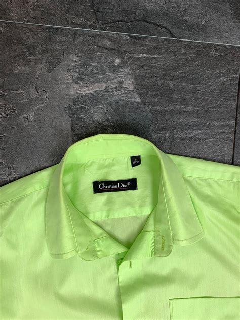 christian Dior green shirt